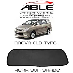 Able Dotnet Car Dicky Sun Shade Curtains for Toyota INNOVA Old Type-I (2004 to 2014 Model)