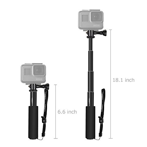 Luxebell telesc pico extensi n aluminio Pole selfie stick para GoPro Hero Session Hero 4 Hero 3 3 2 Sony Acci n Cam y Smartphone reviews Luxebell telesc pico extensi n aluminio Pole selfie stick para GoPro Hero Session Hero 4 Hero 3 3 2 Sony Acci n Cam y Smartphone