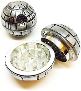 Death Star Herb Spice Grinder Aluminum 3 pc 40mm (1.5) (2) by Death Star