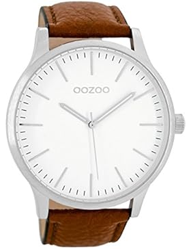Oozoo Armbanduhr in Unisexgröße Cognac C8535