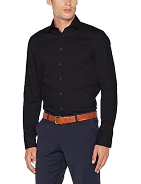 Seidensticker Slim Herren Langarm Bügelfrei Stretch Formal Hemd