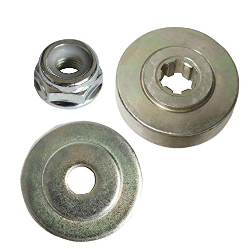 Kagni Herramientas de fijación, Kit de fijación Hoja desbrozadora de Repuesto con Tuerca M10 para cortacésped/desbrozadora