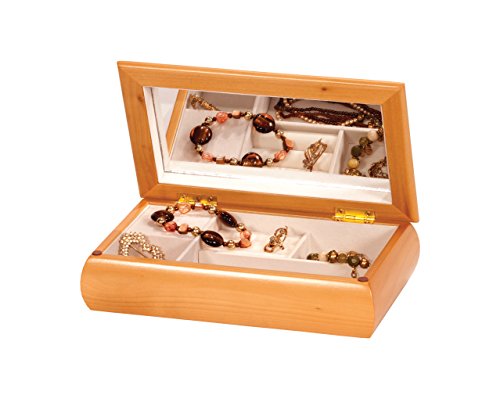 Preisvergleich Produktbild Schmucktruhe Chelsea mit Spieluhr Champagne Rose Collection Schmuckkästchen Schmuckschrank