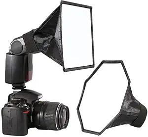 CAMROLITE Flash Diffuser Light Softbox Kit (Universal, Collapsible with Storage Pouch) - 8