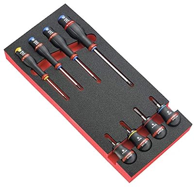 Facom MODM.AT3 Modules de 9 TOURNEVIS PROTWIST® en plateau mousse - 763g