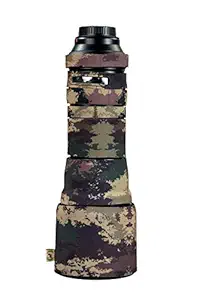 CAMOCOAT Lens Cover for Tamron SP 150-600mm F/5-6.3 Di VC USD G1 | Water Resistant & All Terrain Protection | Mottled Wood Green