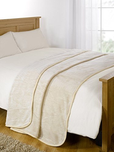 Akin Premium Faux Fur Double Bed Blanket 90 x 75 - Cream Mink RS.999 (83.00% Off) - Amazon
