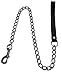 Produktbild Bondage 90cm Leder Stahl Ketten Führungs Leine mit extra dicker Kette für das Fetisch Leder Halsband Leine - Führungsleine Hundeleine