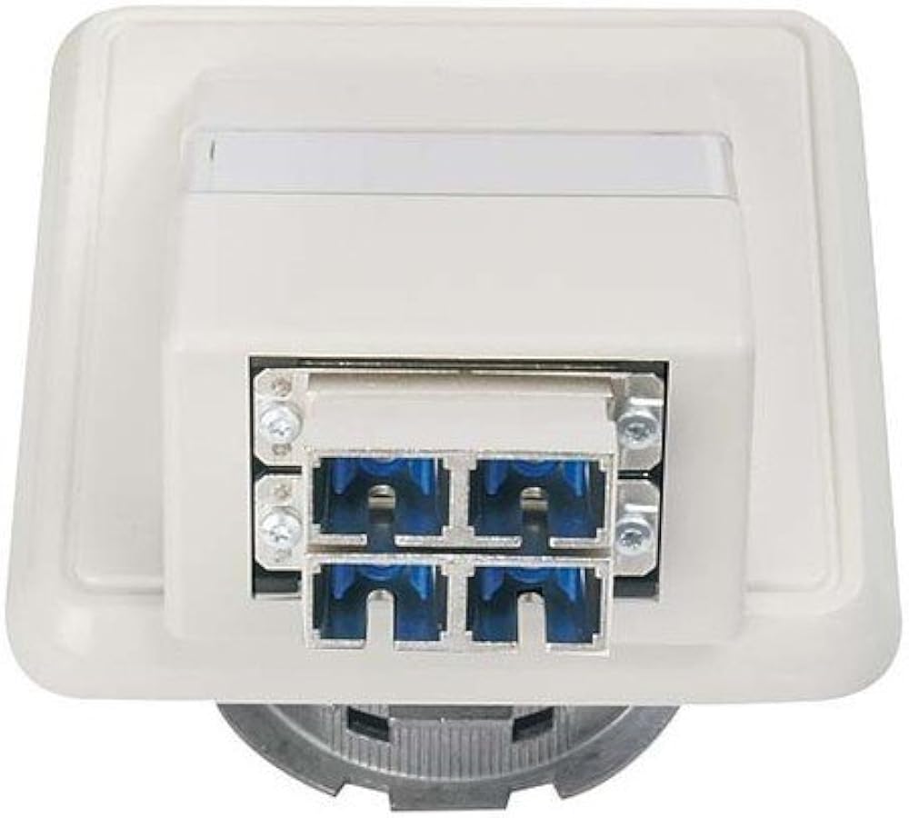 Розетка для оптоволоконного кабеля. Розетка для оптоволоконного кабеля. Розетка для оптоволоконного кабеля. Шкон-па-1-sc-sc/apc-sc/apc. Розетка для оптоволоконного кабеля.