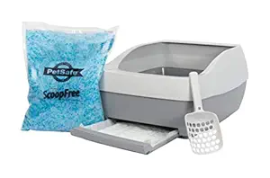 PetSafe Deluxe Crystal Cat Litter Box System, from The Makers of ScoopFree Self-Cleaning Cat Litter Box