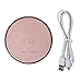 Produktbild Wireless Charger Pad, Asnlove Qi Wireless Charger mit Quick Charger Motus Charging Pad für Samsung Note8, Galaxy 8, Galaxy 8 plus, Galaxy S7, S7edge, S8, S8Plus, Note 4, Note5, Note 8, S6Edge, Huawei P10, P10 Lite, P9 Lite, Rose Gold