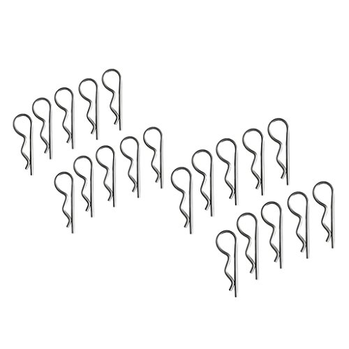 Preisvergleich Produktbild Sharplace 20er-Pack Edelstahl Federsplinte Sicherungsklammer Federstecker