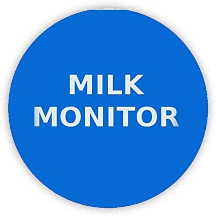 Milk Monitor Button Badge 45mm Medium Pinback Pin Back Lapel Novelty Gift