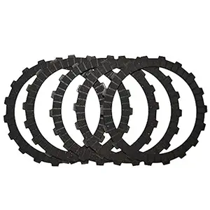 NIKAVI RCLP10 Rubber Clutch Plate (5) Compatible for Hero Super Splendor