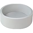 ENMOGO Foam Ball Pit for Toddlers Kids Soft Ball Pool Ideal Gift Play Toy for Children Kiddie Pools - Light Gray