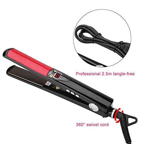 Mini Hair Straighteners Adjustable Temperature Flat Titanium Heating Plate Salon Style Tool for Instant Hair Styling for Straight Hair and Curly Hair Red Black UK reviews Mini Hair Straighteners Adjustable Temperature Flat Titanium Heating Plate Salon Style Tool for Instant Hair Styling for Straight Hair and Curly Hair Red Black UK