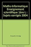 Image de Bac 2003/2004 : Maths - Informatique, 1ère L