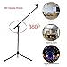 Produktbild Mikrofon-Boom-Ständer Mikrofon-Ständer Mic-Clip 360-Grad-Drehhöhe höhenverstellbar Einzel-Mikrofon-Ständer Teleskop-Boom-Arm-Halter Mic-Clip Bühnenstudio-Stativ