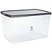 Produktbild Clip Box 62 Liter Deckel mit Klick-Verschluss 59,5 x 39,5 cm Graphite • Aufbewahrungsbox: Kunststoffbox Spielzeugbox Kiste Organizer Behälter Stapelbox