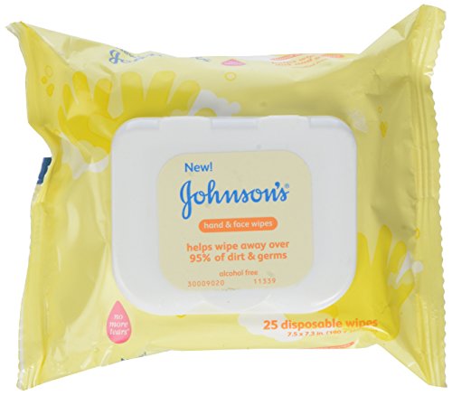Johnson's Baby Hand And Face Wipes, 25-Count