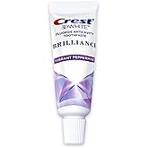 Crest 3D White Brilliance Advanced Whitening Technology Plus Advanced Stain Protective Toothpaste, Live Mint, 0.85 ounces