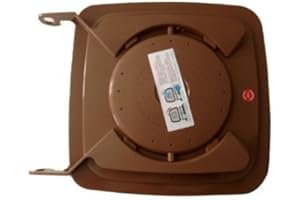 Biologic Bio-Filterdeckel für 120/140 Liter Biotonne/Mülltonne - Madendeckel mit Lift-Mechanismus und robustem Kunststoffmaterial in Braun