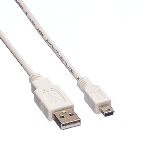 Value 11998708 USB 2.0 Kabel, Typ A auf 5 Polig Mini, 0,8m weiß - 3