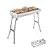 Produktbild Barbecue Picknickgrill Tragbarer Holzkohlegrill Edelstahl Für BBQ Party Garten Camping