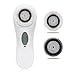 Rantizon 2-in-1 Electric Facial Brush Advanced Sonic Cleansing System Professional Pore Facial Cleaning Brush IPX7 Waterproof Exfoliator Cleanser SPA Facial Massager Wireless Charging technology with 2 Replacement Heads for Body&Face All Skin Type