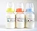 Lil' Labels Baby Bottle Labels - Daycare Labels, Writeable and Washable, Self-Sealing/Self-Laminating, Kids Labels