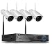 Produktbild WLAN Überwachungskamera Set Außen Kabellos 4 Kanal NVR Hause Videoüberwachungssystem mit 4 x 960P WiFi Sicherheitcameras mit Nachtsicht Bewegungserkennung und Fernansicht auf Smartphone App Luowice