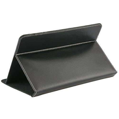 iProtect Kunstleder Tasche für MEDION LIFETAB Schutz Hülle Case mit Stylus PEN für S10346 MD 98992 und S10366 MD 99781 10,1 Zoll schwarz - 4