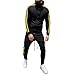 Produktbild Herren Jumpsuit Overall Herbst Winter Kapuzenjacke Casual Button Sweatshirt Top Hose Sets Sport Anzug Trainingsanzug Jogger Einteiler Overall Jogging Anzug Trainingsanzug Felicove