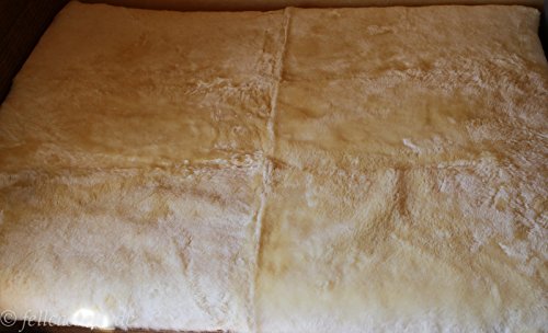 Lammfell Bettauflage Betteinlage Unterbett med. Gerbung 200 x 140 cm ganze Lammfelle - 4