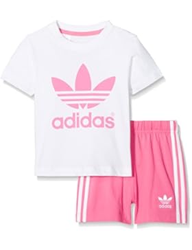 adidas Kinder Infant T-Shirt + Short Set Kleinkinder Anzüge & Bodies