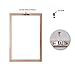 UNIQUEBELLA 50cm x 75cm DIY Wooden Frame/Wooden Stretched for Large Oil Paintings Canvas Wall Art Pictures Prints living room Decor with Accessories