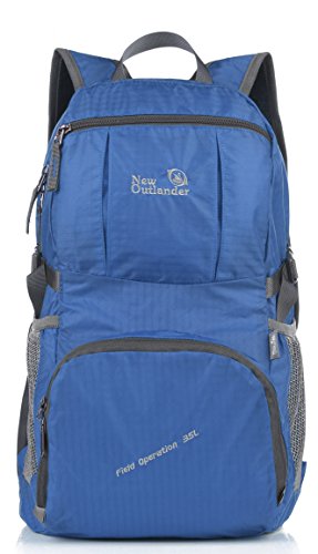 Outlander 2197 Gear de viaje ligero Packable Daypack, azul oscuro