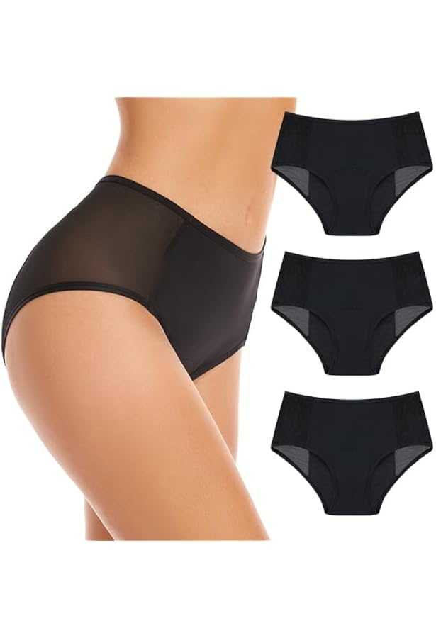 Short Cycliste Menstruel Pour Femme - Haute Absorption, Anti-fuites, Couture Invisible, Pour Flux Modéré Et Sport