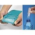 Cpixen Water Bottle Ice Cube Tray with Easy Release Push Pop Out Stick Colored Silicone for Small Mouth Sport Water Bottles, Ice Slice Tray Bottled Soda 1 Pack 10 Ice Sticks (Multicolor)