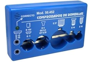 BLENDEND Tester per lampadine a LED, rilevamento di tensione, test di continuità, utile per manutenzione elettrica e diagnosi di guasto.