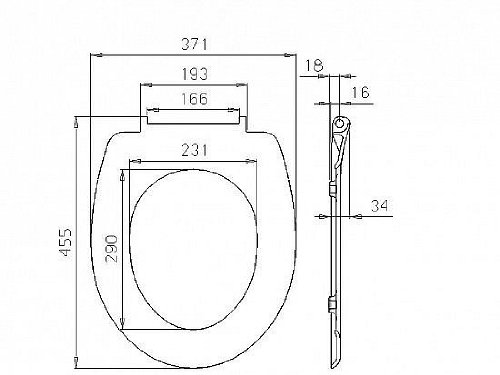 WOLTU 2505 WC-Sitz mit Absenkautomatik, Duroplast, Fast Fix/Fix-Clip, Softclose Scharnier, Antibakteriell - 4
