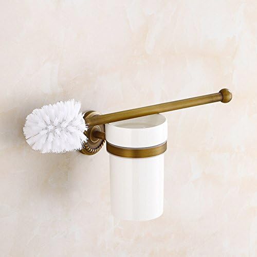 ZHFC Cleaning brush Continental Simple all bronze Antique Toilet brush bathroom Toilet brush set