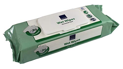 Toallitas húmedas. Pack 6 envase de 80 Uds, 20x27 cm, con tapa de plástico y doble dispensador, 0% parabenos, 0% perfume, muy suaves y resistentes. (12)
