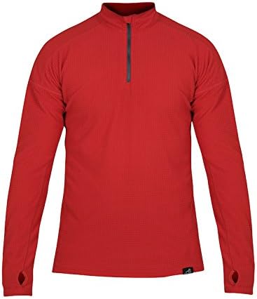 Paramo Directional Clothing Systems Men's Grid Technic Athletic Base Layer, Flame, X-Large