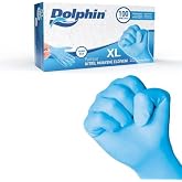 Dolphin Pudrasız Nitril Eldiven Mavi XL Beden 100 Adet