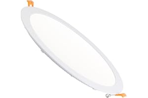 LEDKIA LIGHTING Pannello Downlight LED 24W Circolare Faretti Led Incasso per Soffitto Foro Ø 280mm Bianco Naturale 4000K