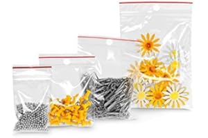 100 Druckverschlussbeutel 60x80mm - Marken-Qualität von OfficeKing®