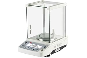 Hanchen Analytical Balance 220g/0.0001g 0.1mg Digital Precise Analytical Scale for Laboratory/Pharmacy/Jewelry Store/Chemical Plant/School