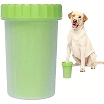 Pulitore Zampe Per Cane - Tazza In Silicone Con Asciugamano E Spazzolino, Ideale Per Zampe Sporche - Foto 5