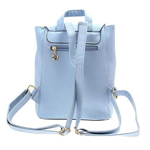 Bizanne Fashion Medium Size Girl'S Canvas Attractive College Standard Backpack (Blue) - Image 4
